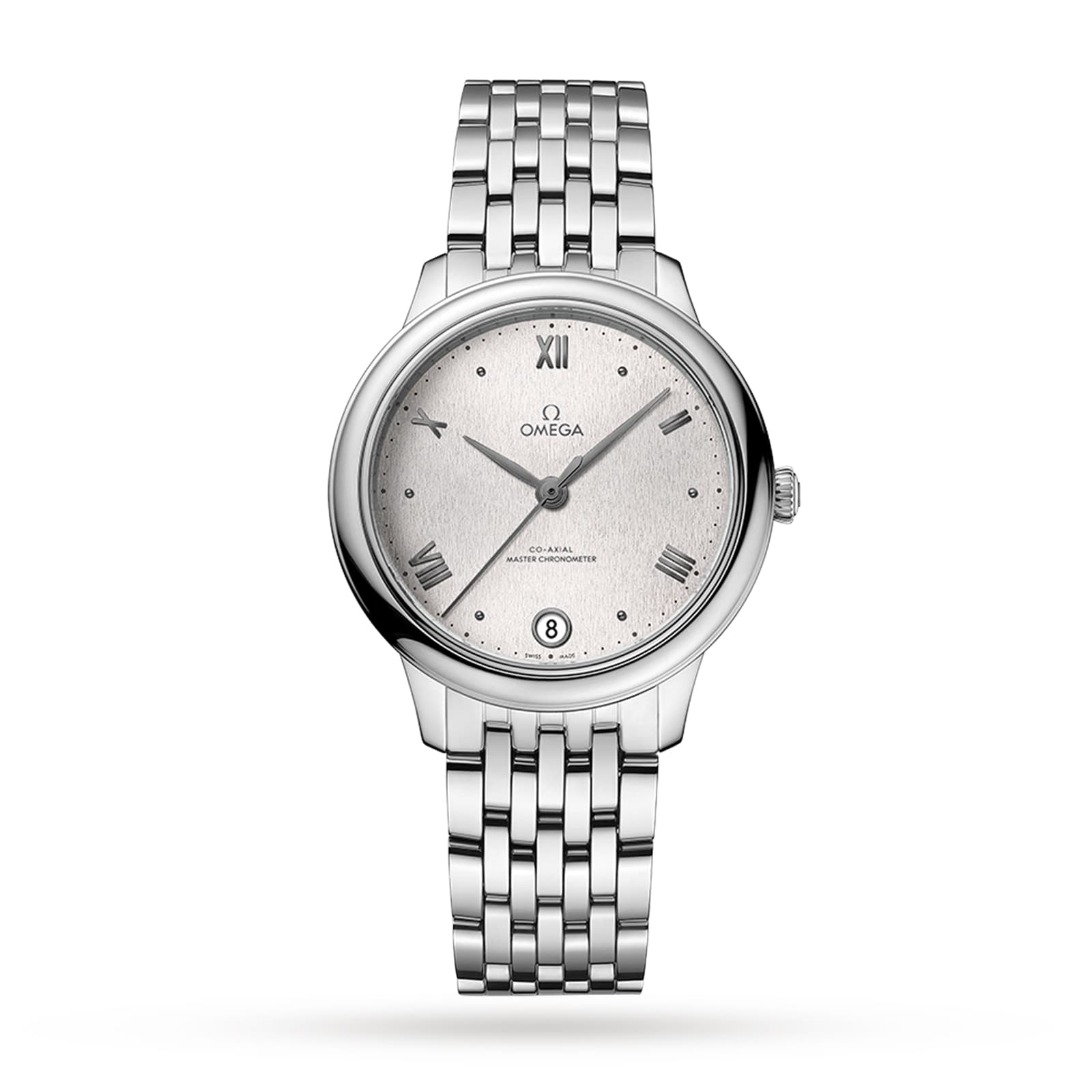 Omega De Ville Prestige Co-Axial Master Chronometer 34mm Ladies Watch Silver