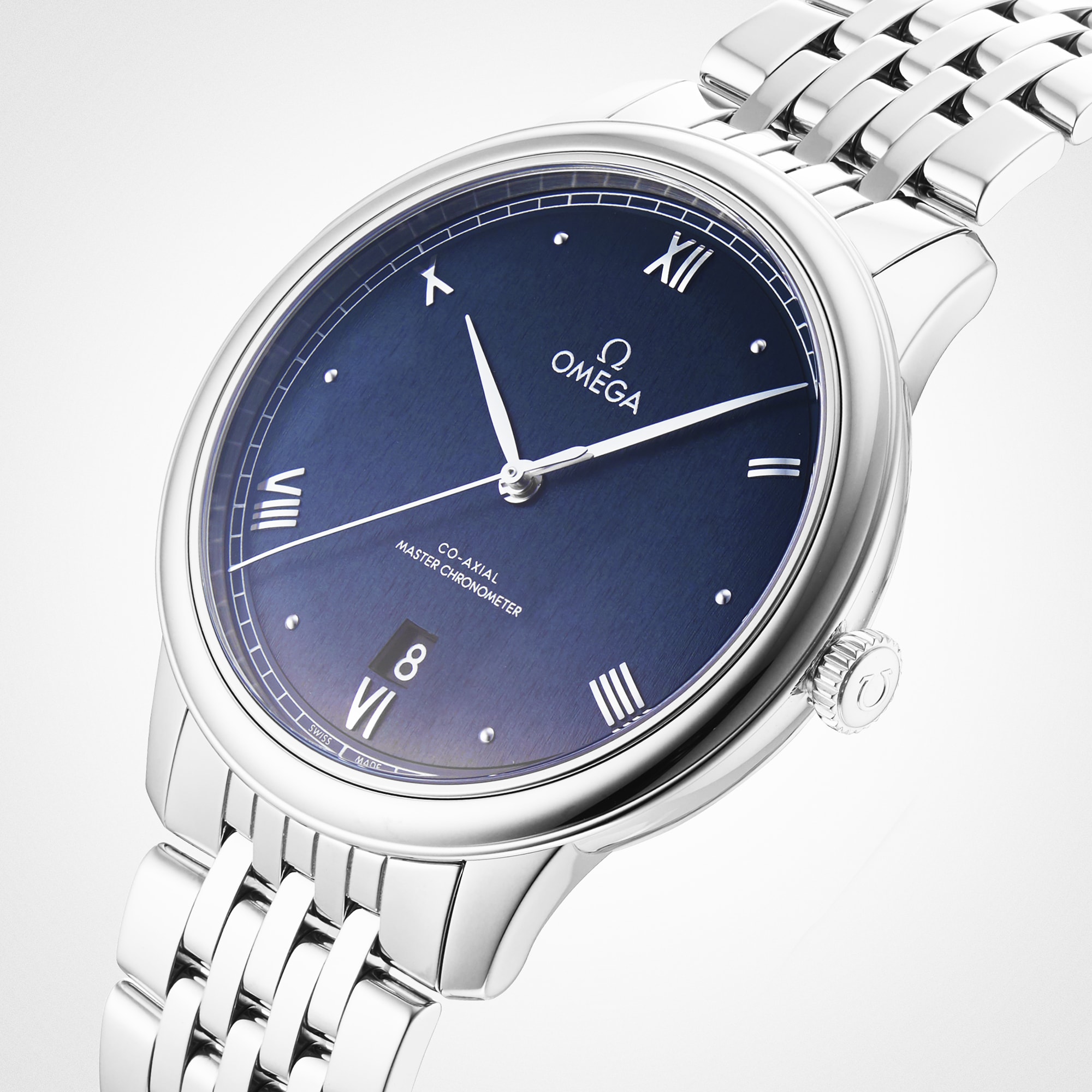 Omega De Ville Prestige Co-Axial Master Chronometer 40mm Mens Watch Blue