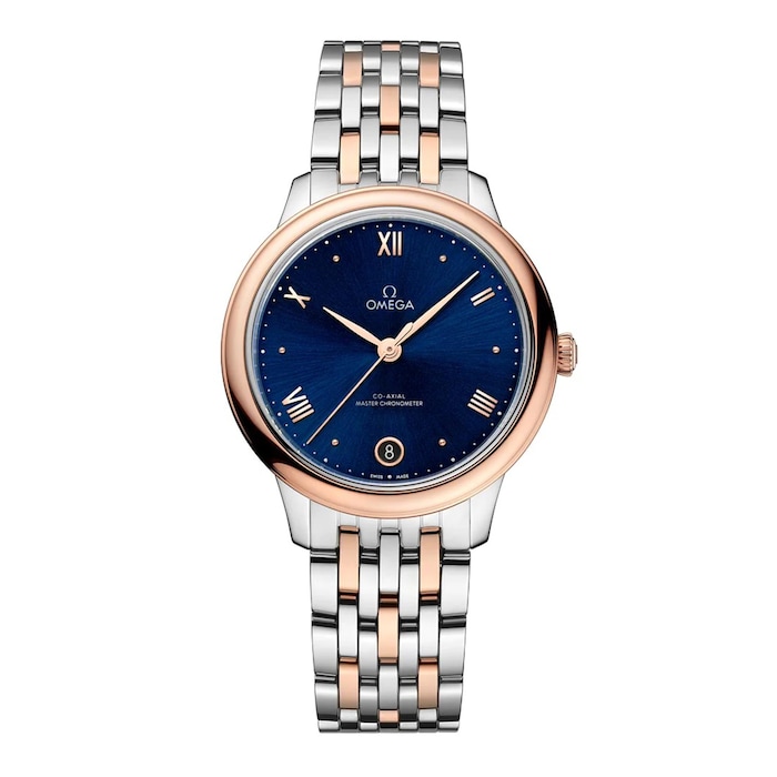 Omega De Ville Prestige 34mm Ladies Watch Blue