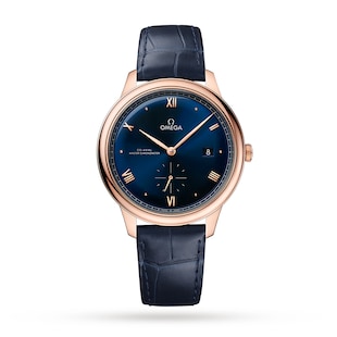 Omega De Ville Prestige Co-Axial Master Chronometer Small Seconds 41mm Mens Watch Blue