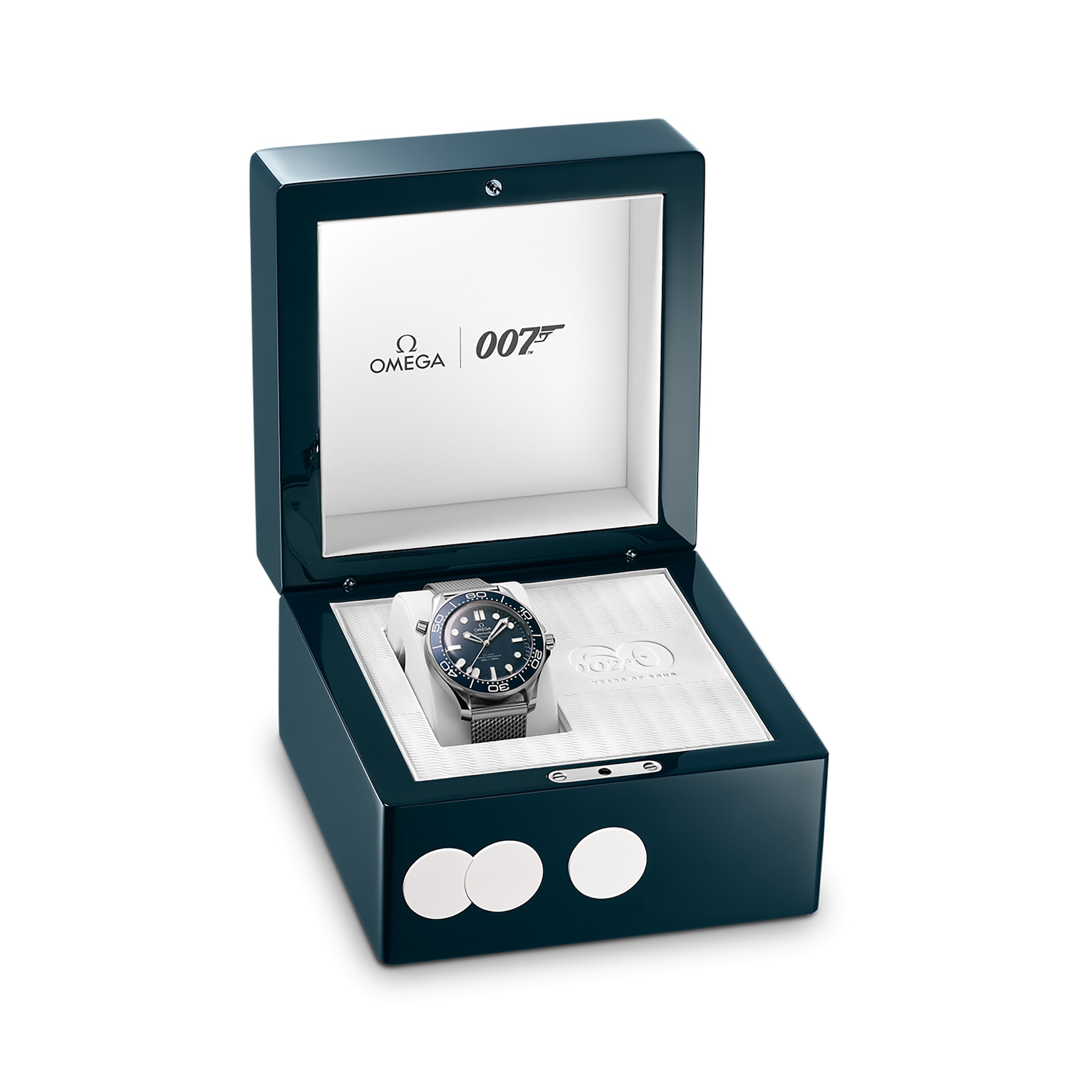 Omega James Bond 007 60th Anniversary Seamaster Diver 300M Co-Axial Master Chronometer 42mm