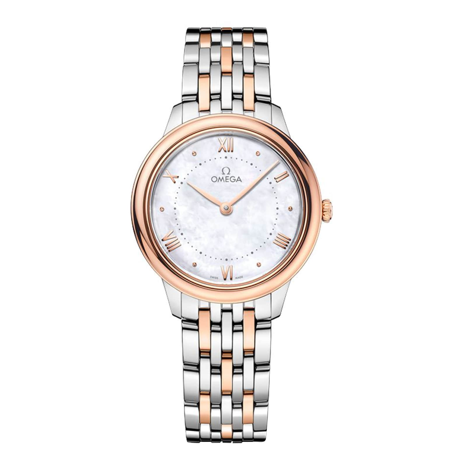 Omega De Ville Prestige 30mm Ladies Watch Mother Of Pearl