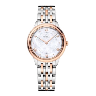 Omega De Ville Prestige 30mm Ladies Watch Mother Of Pearl