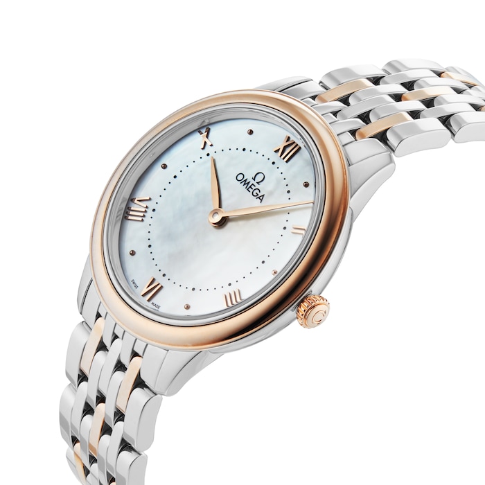 Omega De Ville Prestige 30mm Ladies Watch Mother Of Pearl