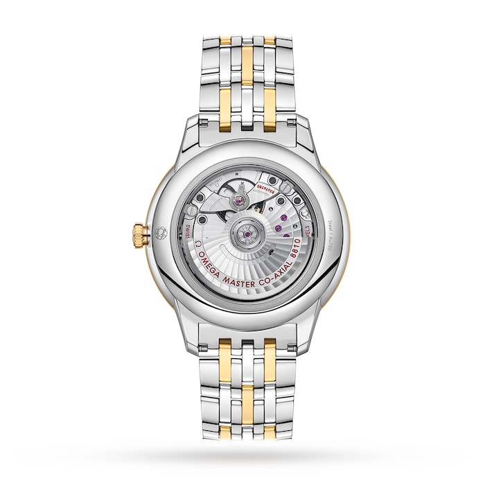 Omega De Ville Prestige Co-Axial Chronometer Power Reserve 41mm Mens Watch Silver