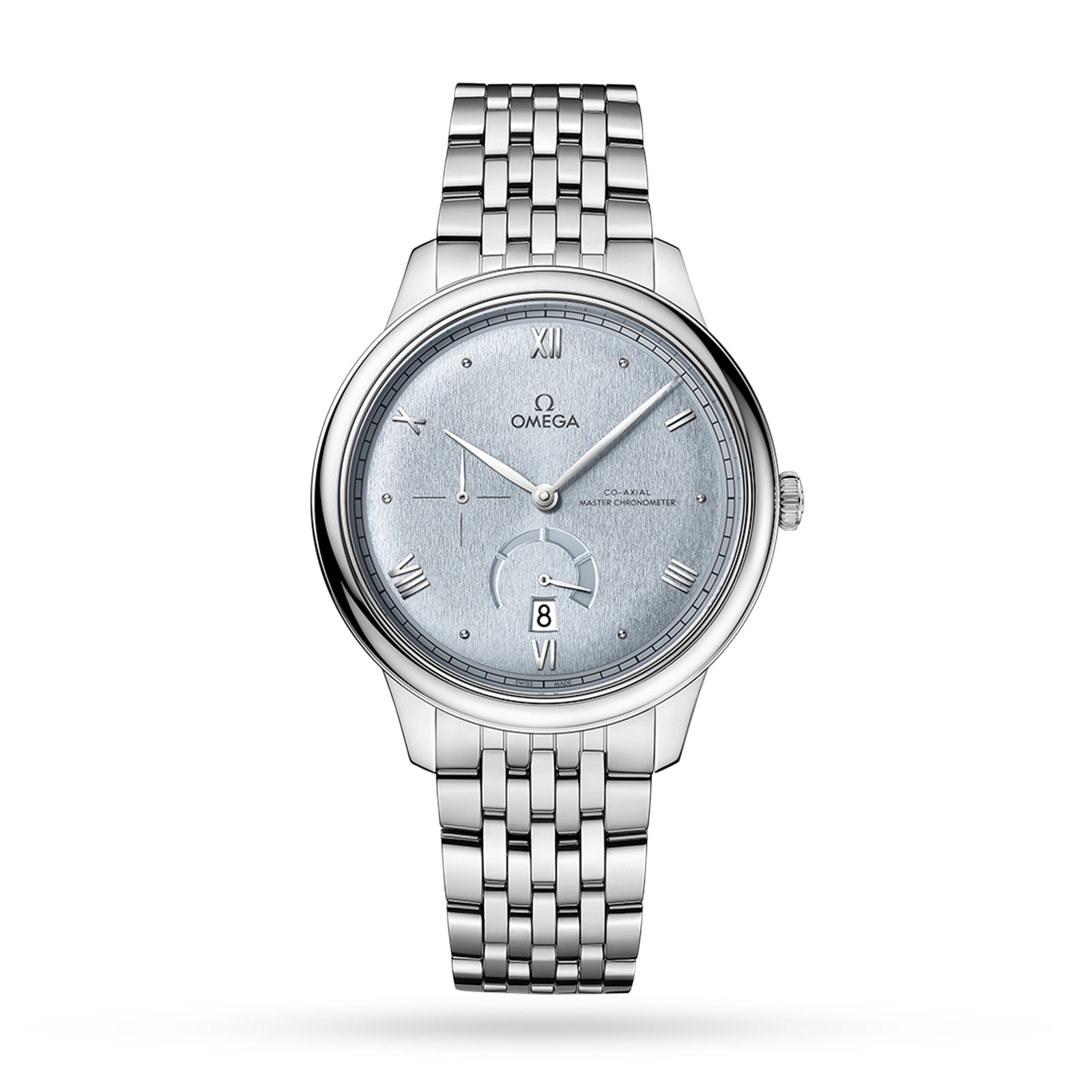 Omega De Ville Prestige Co-Axial Chronometer Power Reserve 41mm Mens Watch Blue Omega De Ville Prestige Co-Axial Chronometer Power Reserve 41mm Mens Watch Blue