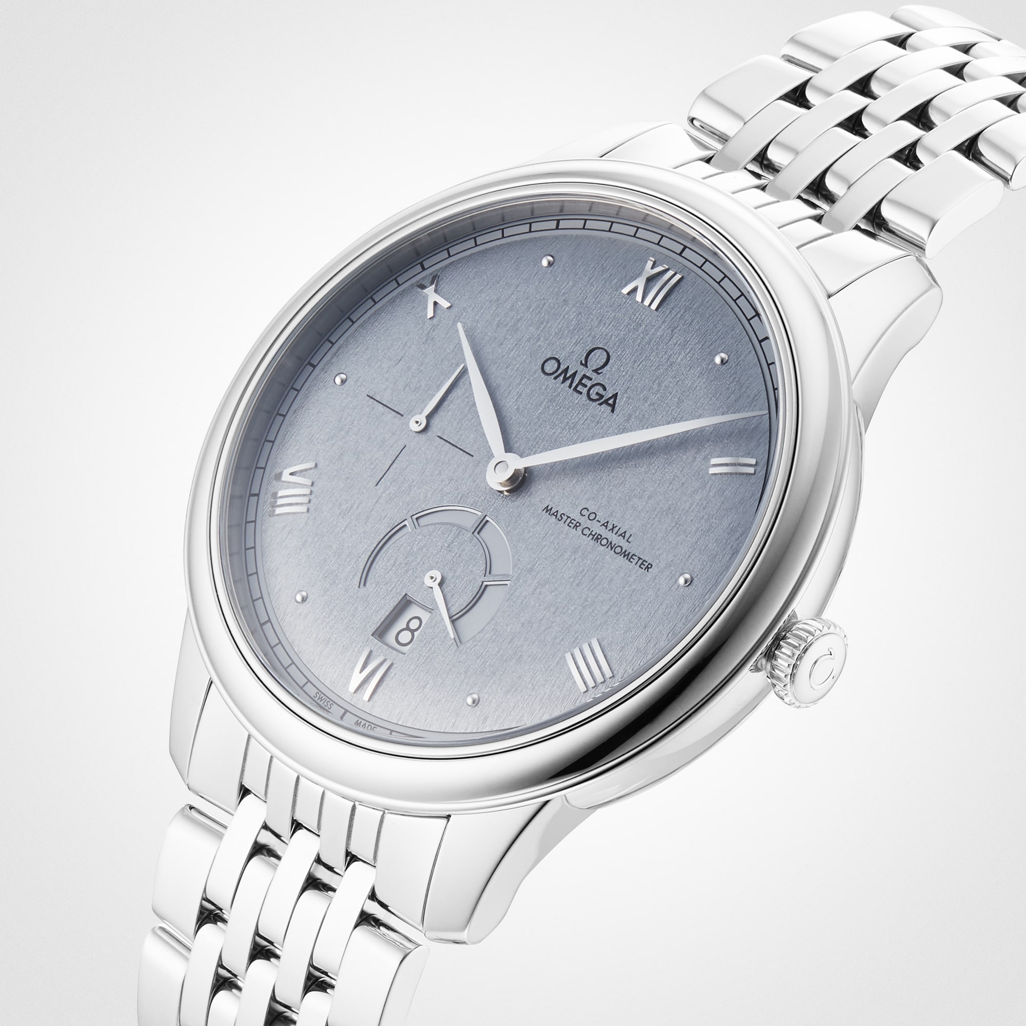 Omega De Ville Prestige Co-Axial Chronometer Power Reserve 41mm Mens Watch Blue Omega De Ville Prestige Co-Axial Chronometer Power Reserve 41mm Mens Watch Blue