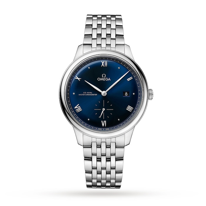 Omega De Ville Prestige Co-Axial Master Chronometer Small Seconds 41mm Mens Watch Blue