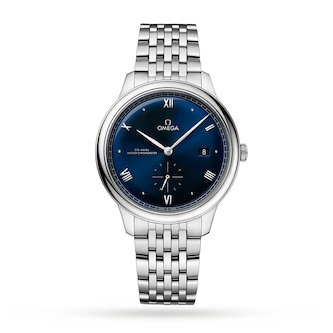 Omega De Ville Prestige Co-Axial Master Chronometer Small Seconds 41mm Mens Watch Blue