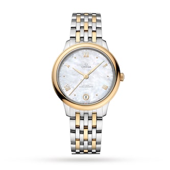 Omega De Ville Prestige Co-Axial Master Chronometer 34mm Ladies Watch White