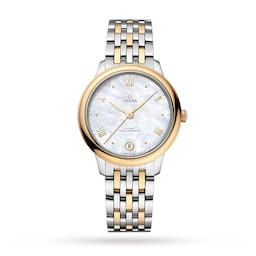 17332123 - De Ville Prestige Co-Axial Master Chronometer 34mm Ladies Watch White