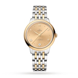 17332124 - De Ville Prestige Co-Axial Master Chronometer 34mm Ladies Watch Champagne