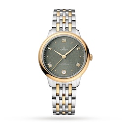 17332125 - De Ville Prestige Co-Axial Master Chronometer 34mm Ladies Watch Green