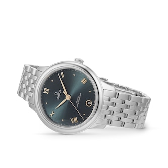 Omega De Ville Prestige Co-Axial Master Chronometer 34mm Ladies Watch Blue Omega De Ville Prestige Co-Axial Master Chronometer 34mm Ladies Watch Blue
