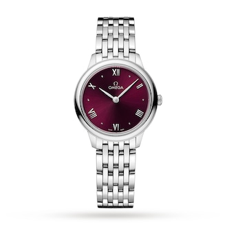 Omega De Ville Prestige Quartz 27.5mm Ladies Watch Red Omega De Ville Prestige Quartz 27.5mm Ladies Watch Red