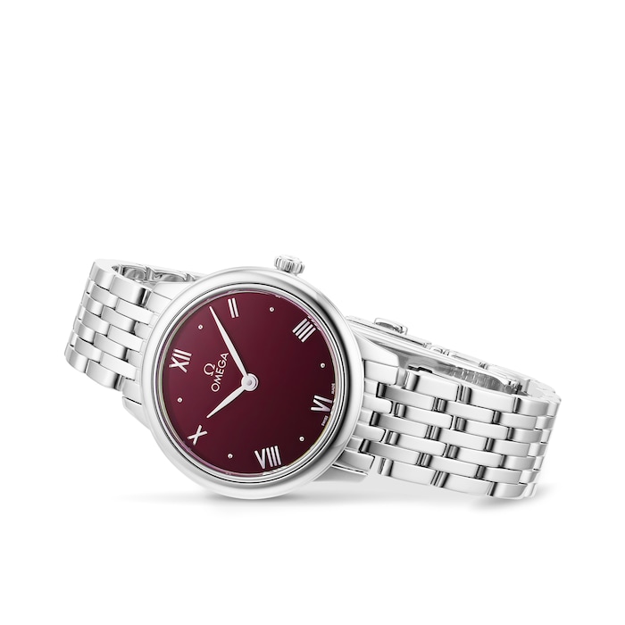 Omega De Ville Prestige Quartz 27.5mm Ladies Watch Red