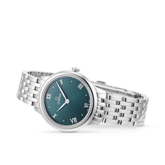 Omega De Ville Prestige Quartz 27.5mm Ladies Watch Green Omega De Ville Prestige Quartz 27.5mm Ladies Watch Green