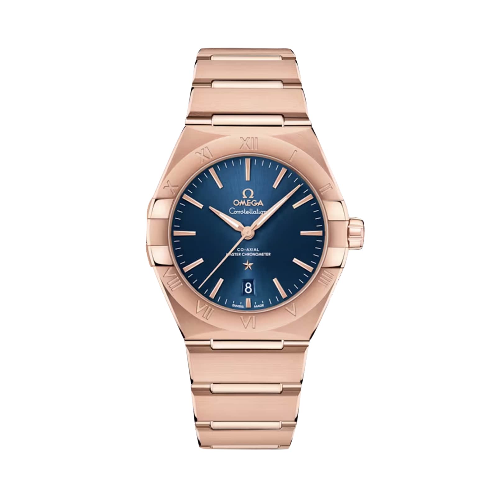 Omega Constellation 39mm Mens Watch Blue