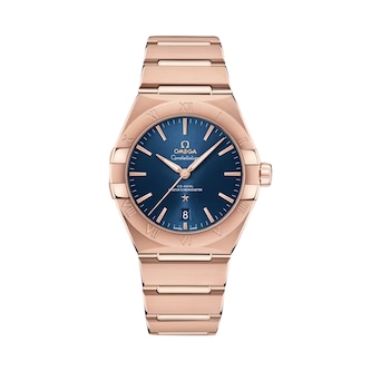 Omega Constellation 39mm Mens Watch Blue
