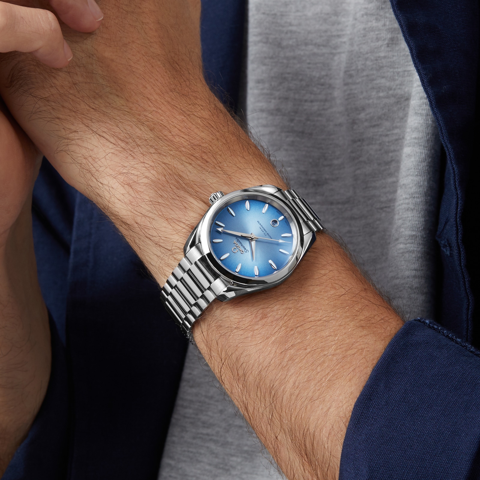 Omega Seamaster Aqua Terra 150M Co-Axial Master Chronometer 38mm Summer Blue