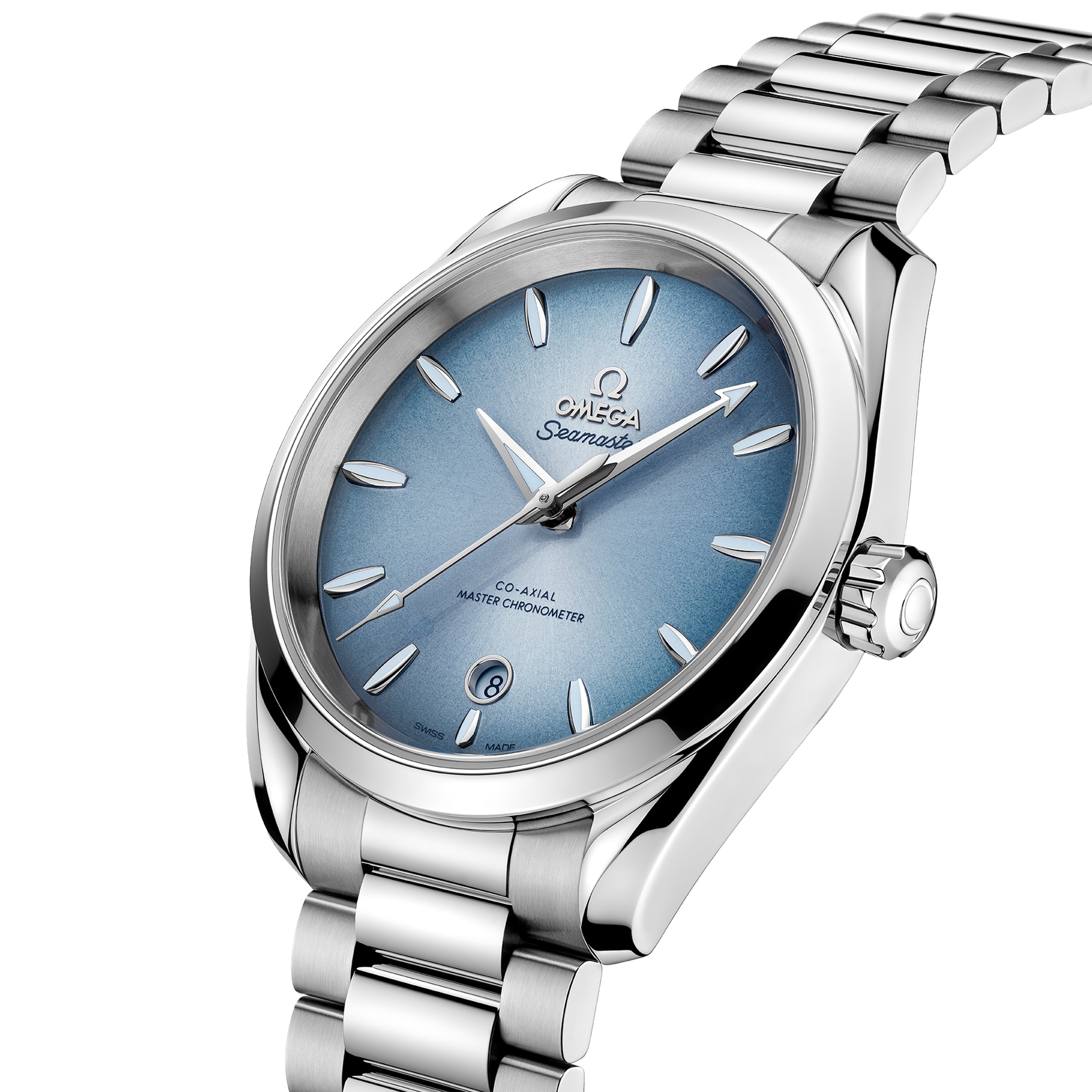 Omega seamaster aqua clearance terra 150m blue dial