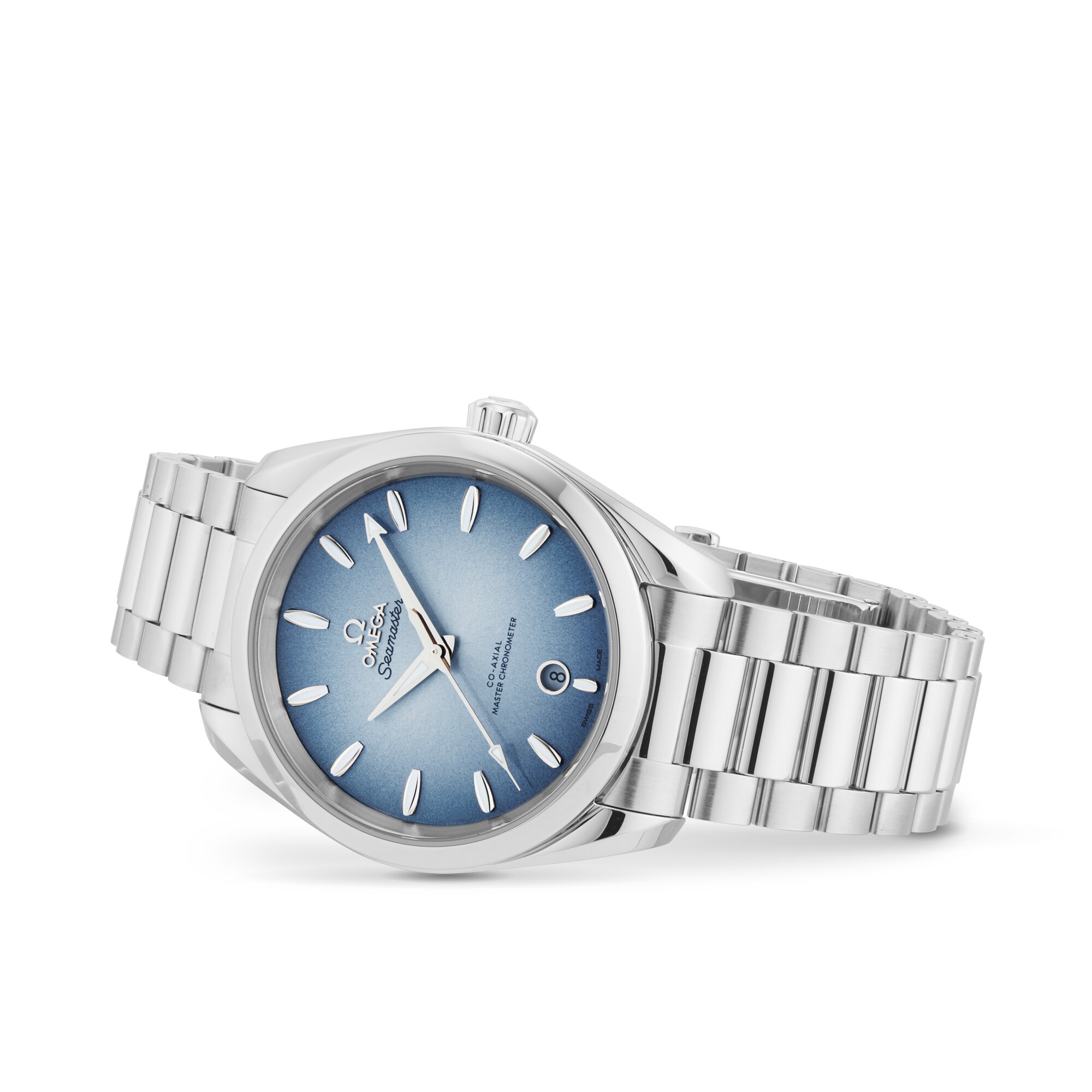 Omega aqua terra discount 38mm blue dial