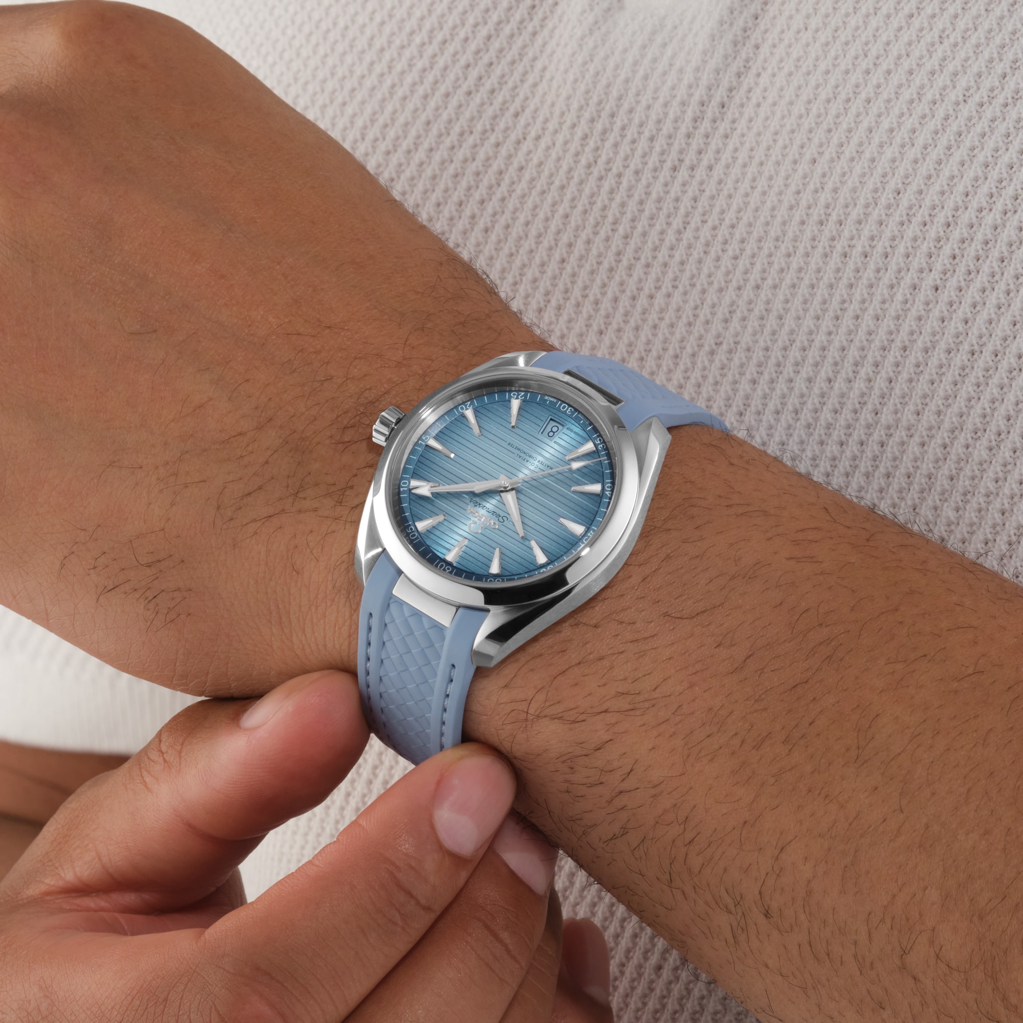 Omega Seamaster Aqua Terra 150M Co-Axial Master Chronometer 41mm Summer Blue Omega Seamaster Aqua Terra 150M Co-Axial Master Chronometer 41mm Summer Blue