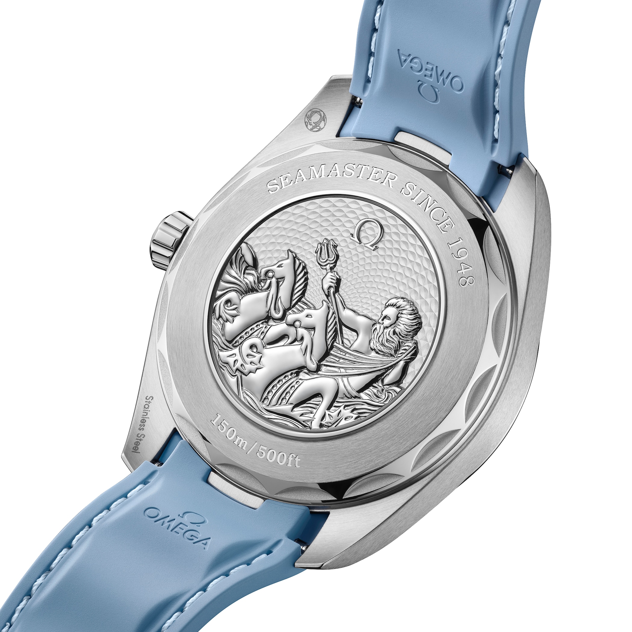 Omega Seamaster Aqua Terra 150M Co-Axial Master Chronometer Gmt Worldtimer 43mm Summer Blue Omega Seamaster Aqua Terra 150M Co-Axial Master Chronometer Gmt Worldtimer 43mm Summer Blue