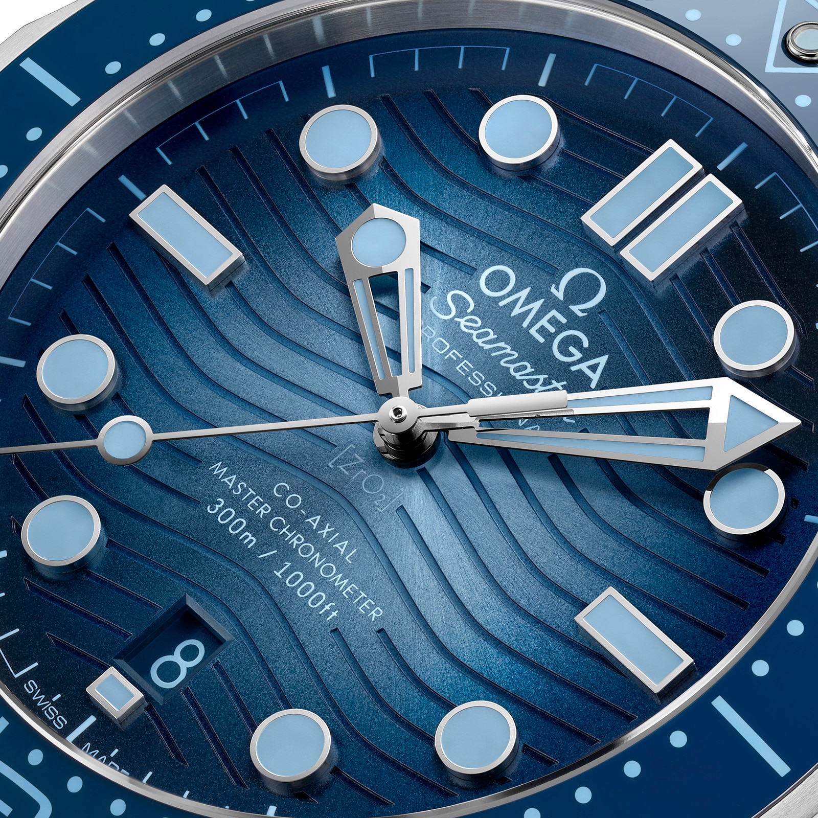 Omega Seamaster Diver 300M Co-Axial Master Chronometer 42mm Summer Blue