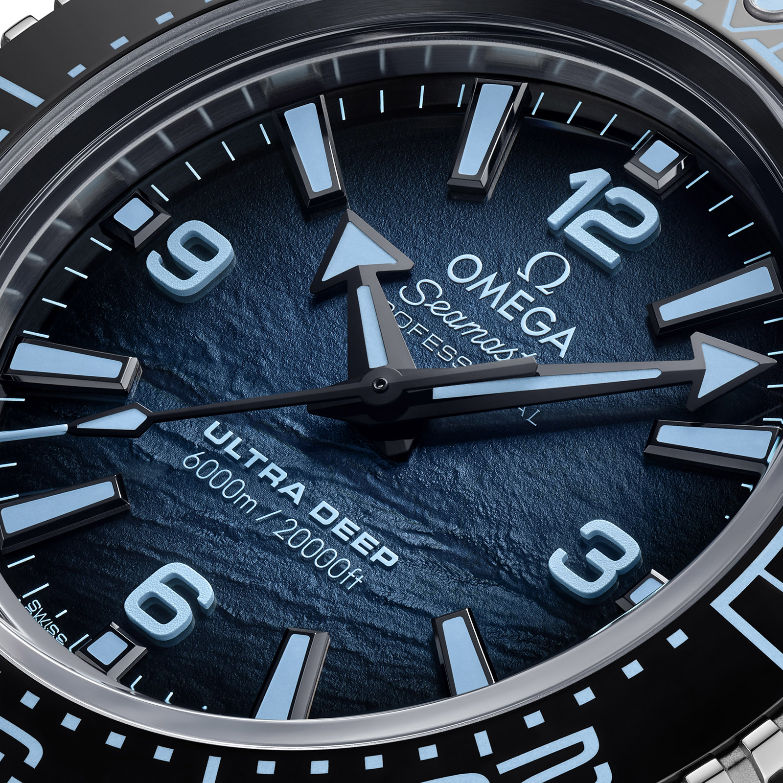 Omega Seamaster Planet Ocean 6000M Co Axial Master Chronometer 45.5mm Summer Blue O21530462103002 Watches Of Switzerland US