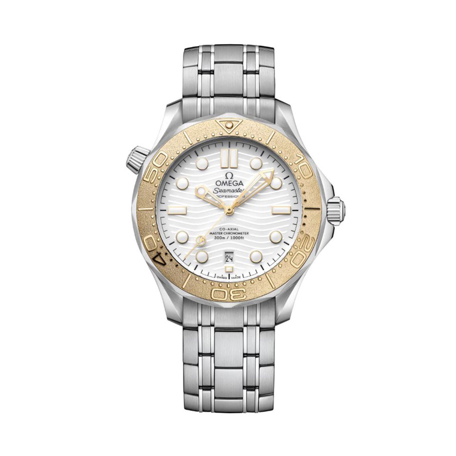 Omega Seamaster Diver 300M Co Axial Master Chronometer Paris 2024 42mm Mens Watch White Omega Seamaster Diver 300M Co Axial Master Chronometer Paris 2024 42mm Mens Watch White