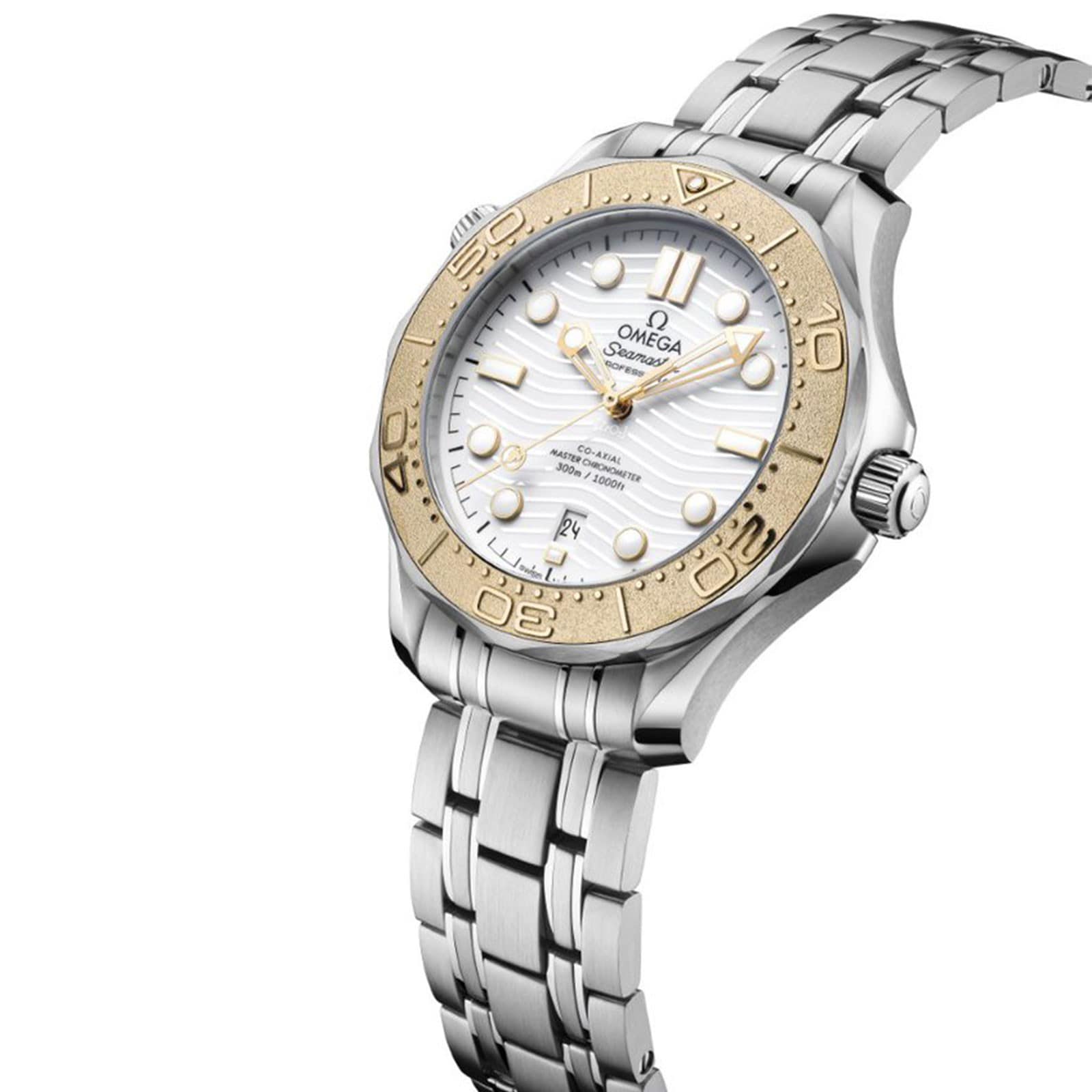 Omega Seamaster Diver 300M Co Axial Master Chronometer Paris 2024 42mm Mens Watch White Omega Seamaster Diver 300M Co Axial Master Chronometer Paris 2024 42mm Mens Watch White