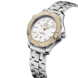 Omega Seamaster Diver 300m Co Axial Master Chronometer Paris 2024 42mm Mens Watch White Omega Seamaster Diver 300m Co Axial Master Chronometer Paris 2024 42mm Mens Watch White