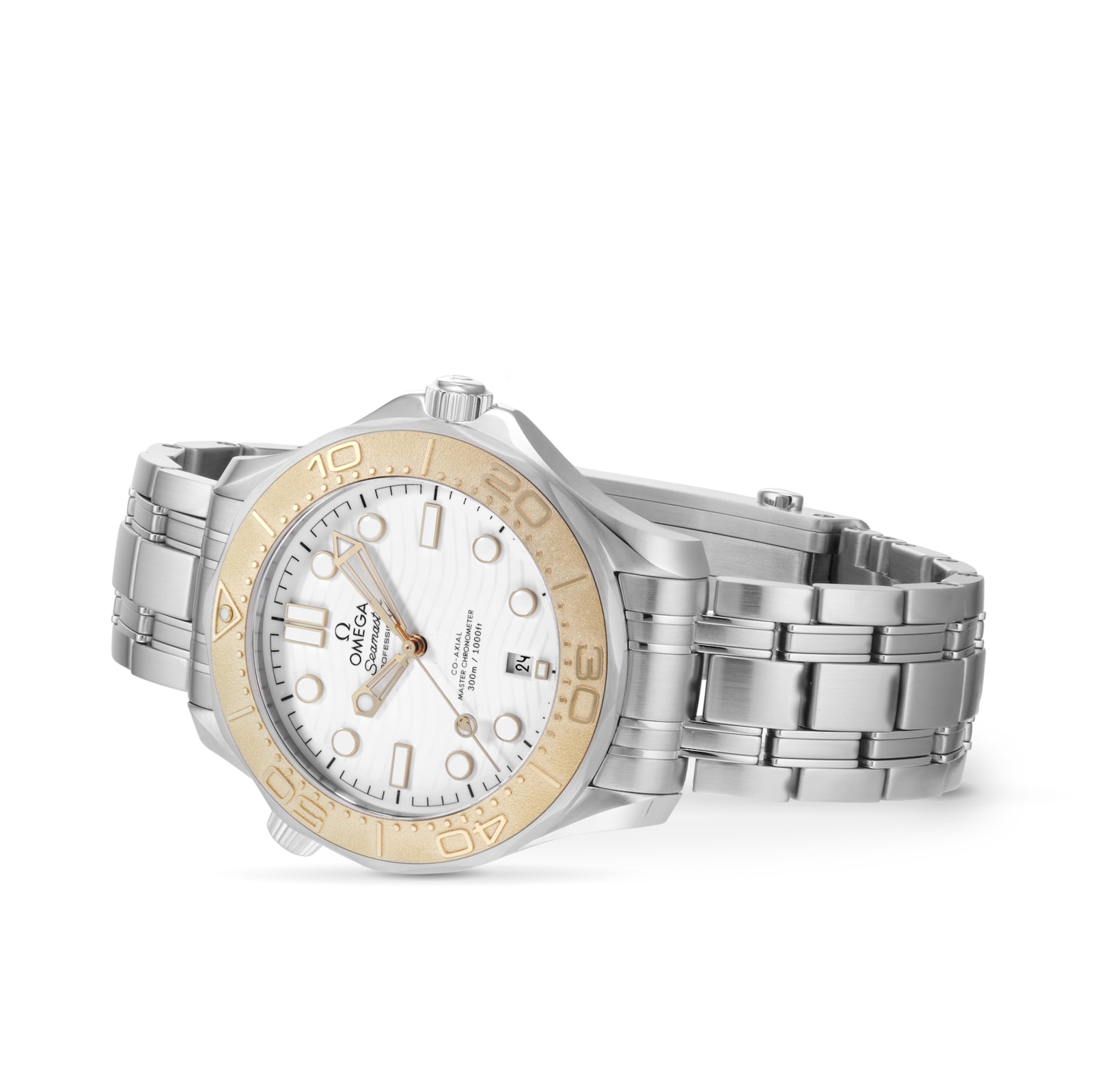 Omega Seamaster Diver 300m Co Axial Master Chronometer Paris 2024 42mm Mens Watch White