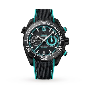 Omega Seamaster Planet Ocean 600m Co-Axial Master Chronometer Chronograph 45.5mm ETNZ Deep Black Mens Watch