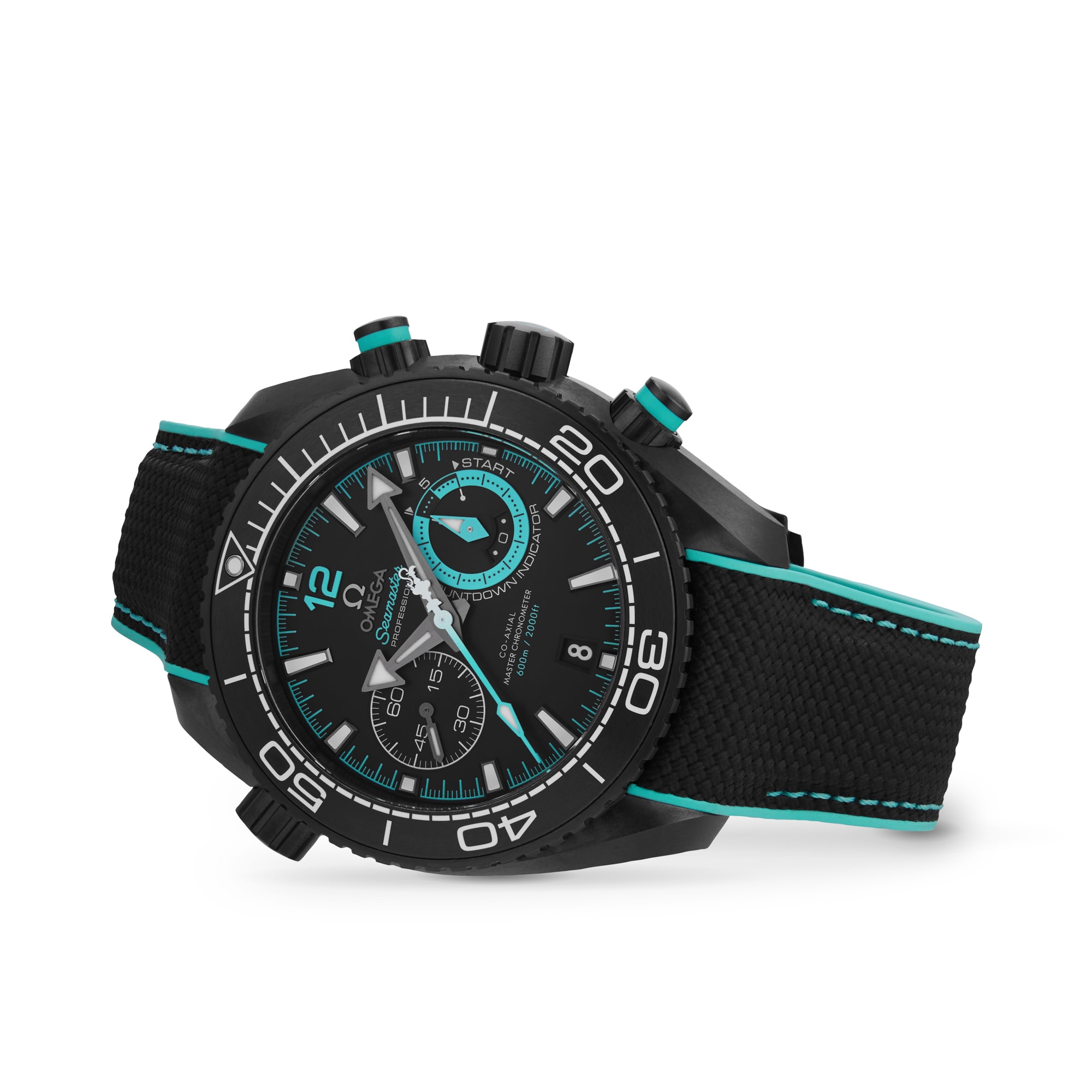 Omega Seamaster Planet Ocean 600m Co-Axial Master Chronometer Chronograph 45.5mm ETNZ Deep Black Mens Watch Omega Seamaster Planet Ocean 600m Co-Axial Master Chronometer Chronograph 45.5mm ETNZ Deep Black Mens Watch