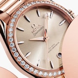 Omega Seamaster Aqua Terra Shades 38mm Ladies Watch Beige