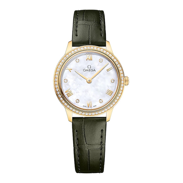 Omega De Ville Prestige 27.5mm Ladies Watch Mother Of Pearl