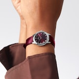 Omega De Ville Prestige 27.5mm, Steel On Leather Strap Ladies Watch