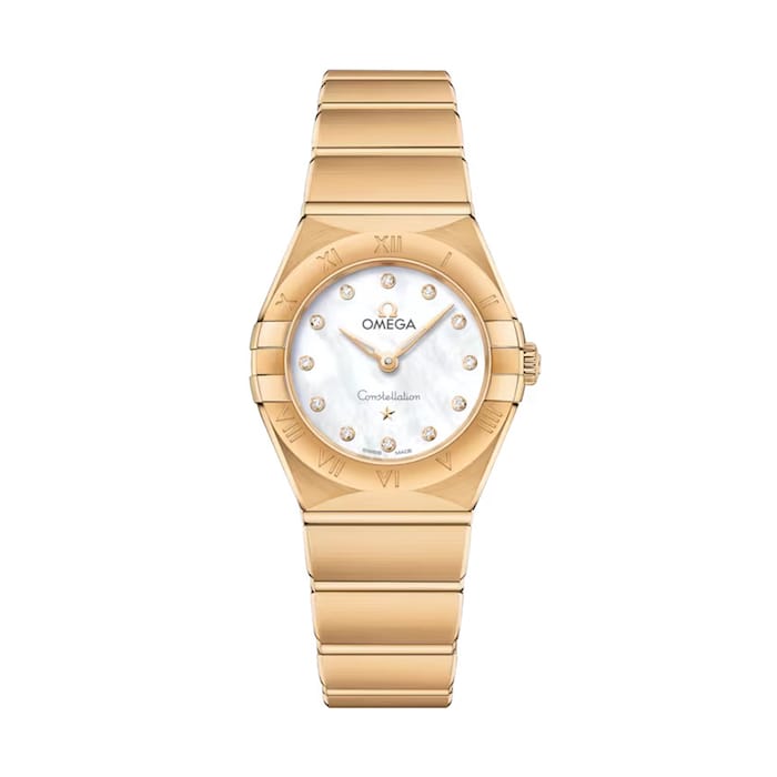 Omega Constellation 25mm, Yellow Gold On Yellow Gold Ladies Watch