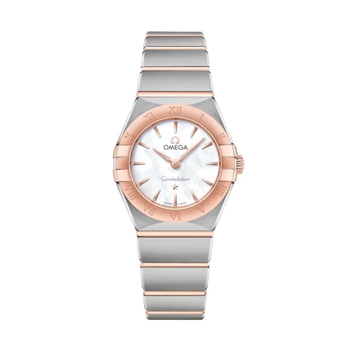 Omega Constellation 25mm, Steel ‑ Sedna™ Gold On Steel ‑ Sedna™ Gold Ladies Watch