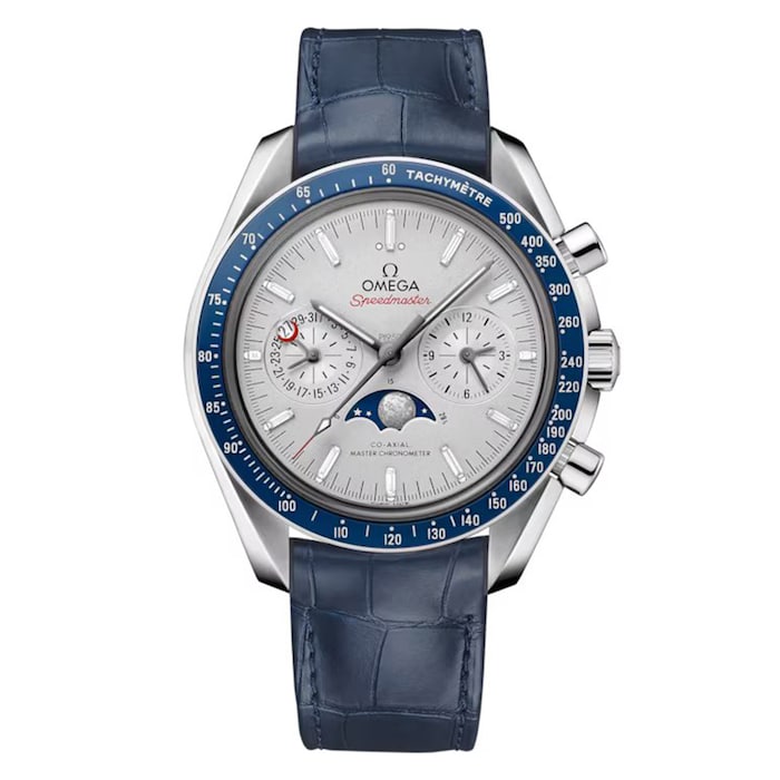 Omega Speedmaster Moonphase 44mm Mens Watch Grey