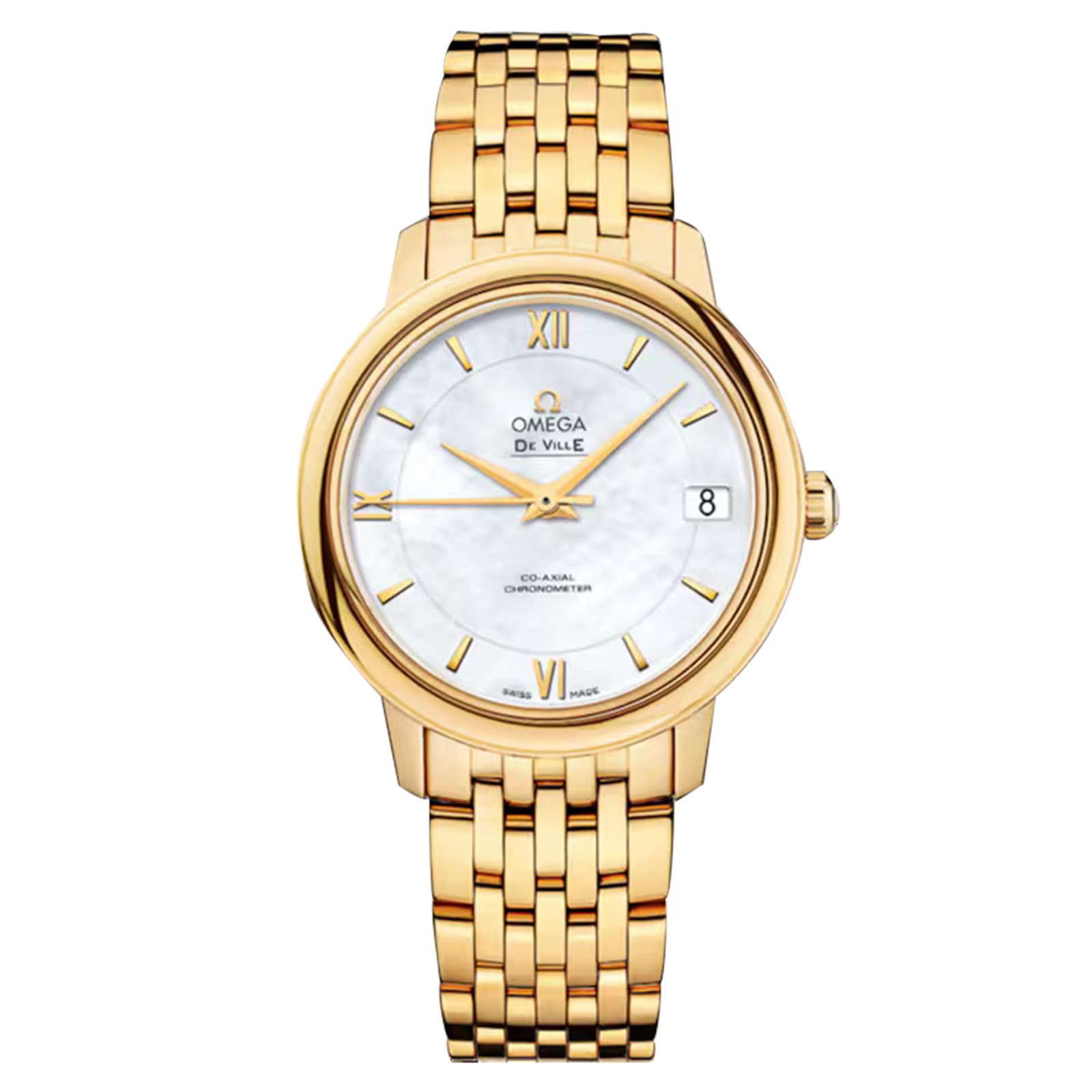 Omega De Ville Prestige 32.5mm Ladies Watch White Omega De Ville Prestige 32.5mm Ladies Watch White