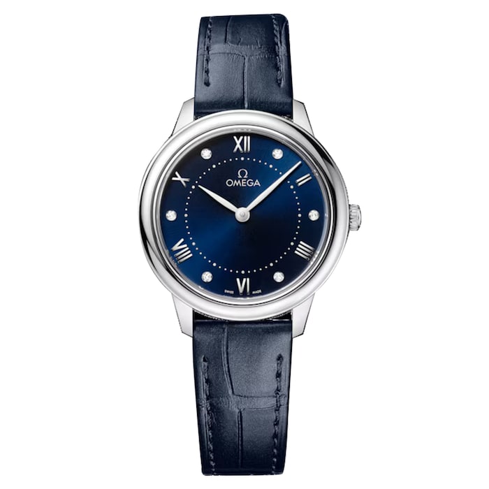 Omega De Ville Prestige 30mm Ladies Watch Blue