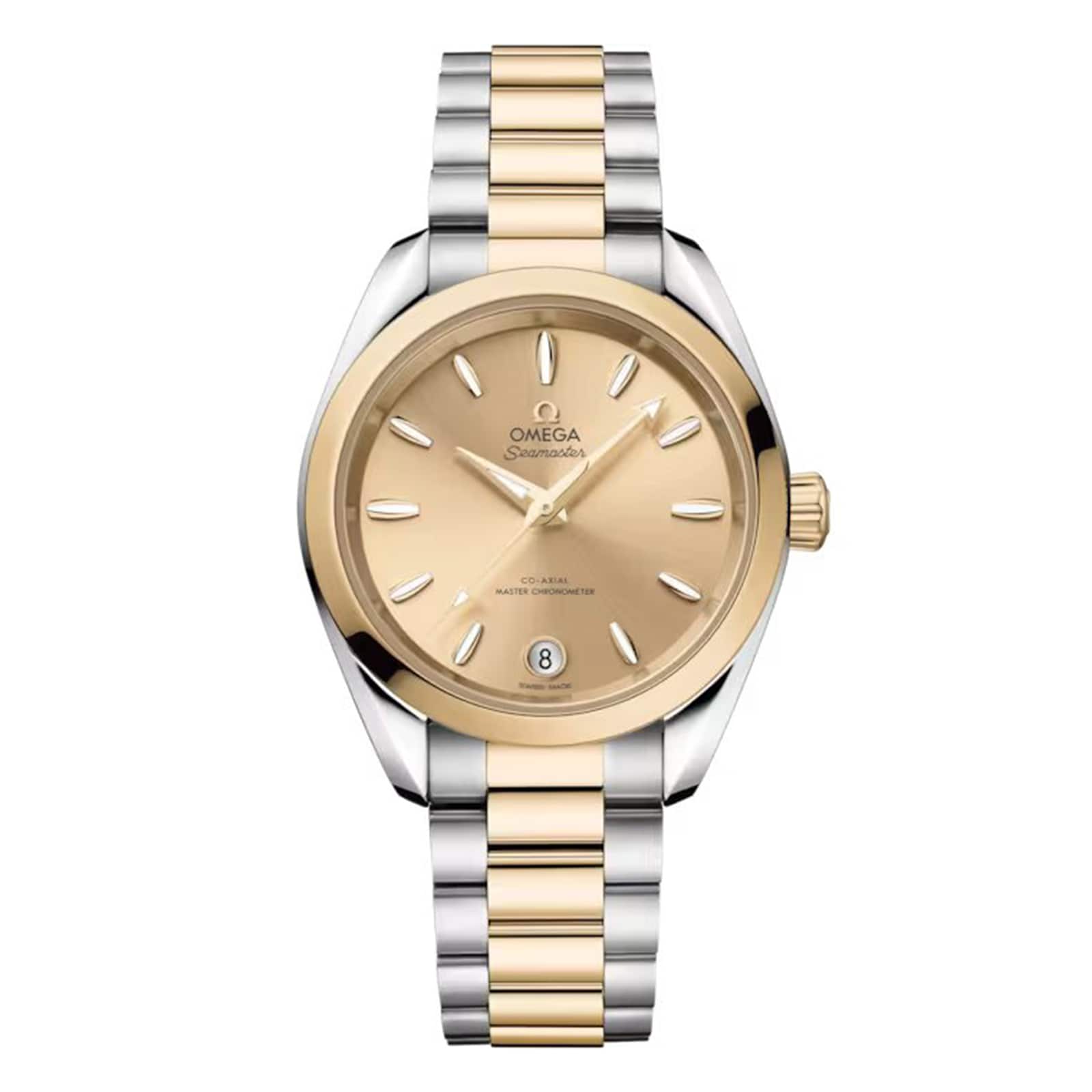Omega Seamaster Aqua Terra Shades 34 Mm, Steel ‑ Moonshine™ Gold on Steel ‑ Moonshine™ Gold
