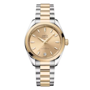 Omega Seamaster Aqua Terra Shades 34 Mm, Steel ‑ Moonshine™ Gold on Steel ‑ Moonshine™ Gold