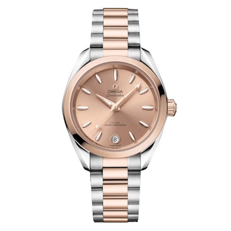 Omega Seamaster Aqua Terra Shades 34mm Ladies Watch Pink