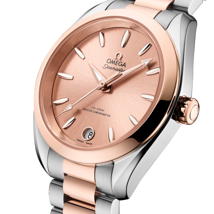 Omega Seamaster Aqua Terra Shades 34mm Ladies Watch Pink