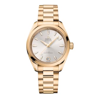 Omega Seamaster Aqua Terra Shades 34mm Ladies Watch Silver