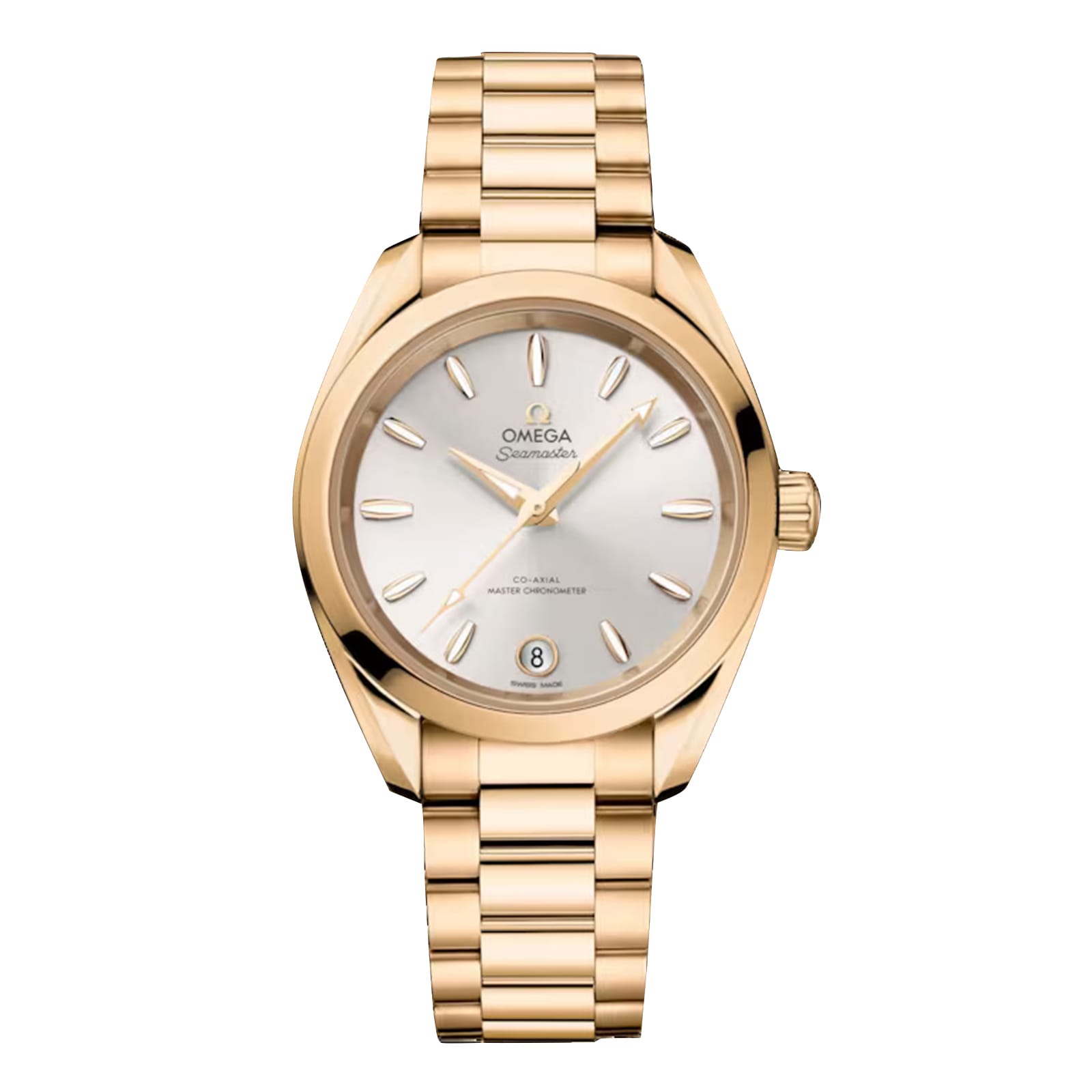 Omega Seamaster Aqua Terra Shades 34mm Ladies Watch Silver